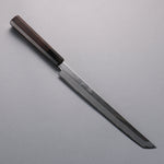 Tessen por Tanaka Tamahagane Terminado de Espejo Sakimaru Yanagiba 240mm Mango de Madera de ebano  con Funda - Japanny-SP