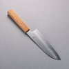 Kagekiyo Mejor Acero Blanco No.2 Santoku 170mm Mango de Cerezos Floreciendo con Funda - Japanny-SP