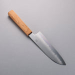 Kagekiyo Mejor Acero Blanco No.2 Santoku 170mm Mango de Cerezos Floreciendo con Funda - Japanny-SP