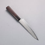Seisuke AUS10 Espejo Cruzado Kiritsuke Petty, Utilitario 150mm Mango de Palosanto (virola: madera de pakka negro) - Japanny-SP