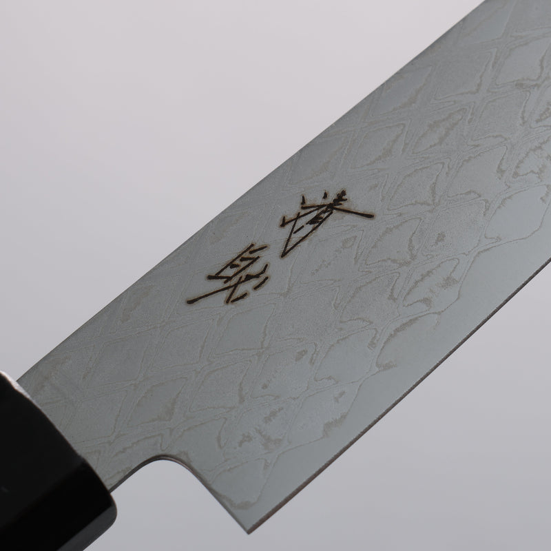 Seisuke AUS10 Espejo Cruzado Kiritsuke Petty, Utilitario 150mm Mango de Palosanto (virola: madera de pakka negro) - Japanny-SP