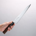 Seisuke VG10 Damasco Kiritsuke Sujihiki 240mm Mango de Nogal - Japanny-SP