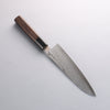Shigeki Tanaka VG10 de 17 Capas Damasco Gyuto 180mm Mango de Nogal - Japanny-SP