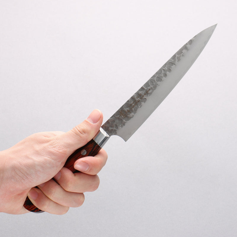 Sakai Takayuki VG10 de 33 Capas Damasco Petty-Utilitario 150mm Mango de Madera de pakka de caoba - Japanny-SP