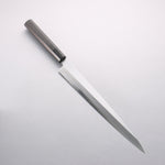 Minamoto Akitada Acero Azul No.1 Yanagiba 300mm Mango de Madera de ebano - Japanny-SP