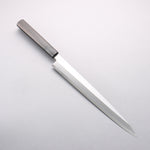 Minamoto Akitada Acero Azul No.2 Yanagiba 300mm Mango de Madera de ebano - Japanny-SP
