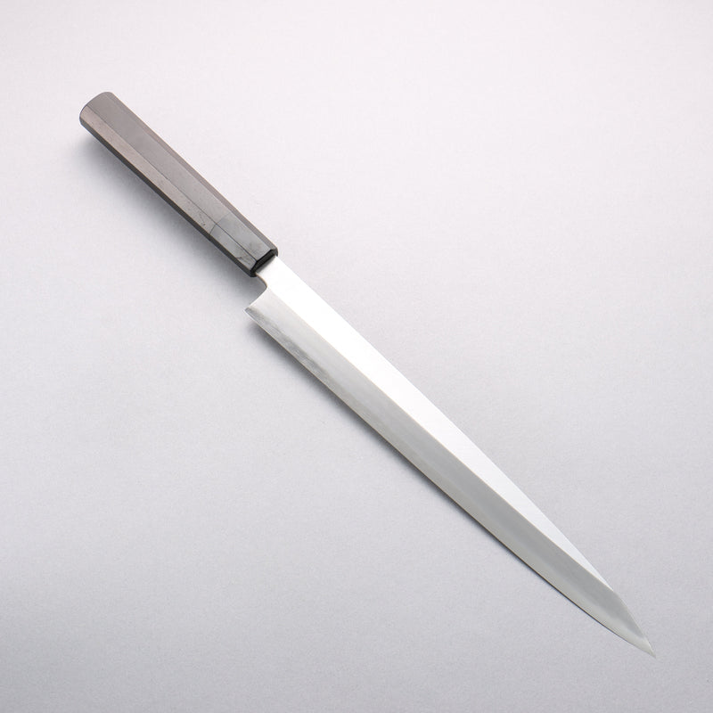 Minamoto Akitada Acero Azul No.2 Yanagiba 300mm Mango de Madera de ebano - Japanny-SP