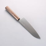 Kanetsune Ichizu VG10 Santoku 180mm Mango de Madera de Pakka Cafe - Japanny-SP