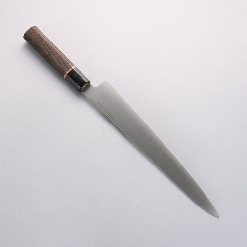 Seisuke Acero Sueco Sujihiki 270mm Mango de Madera de Castano Quemada - Japanny-SP