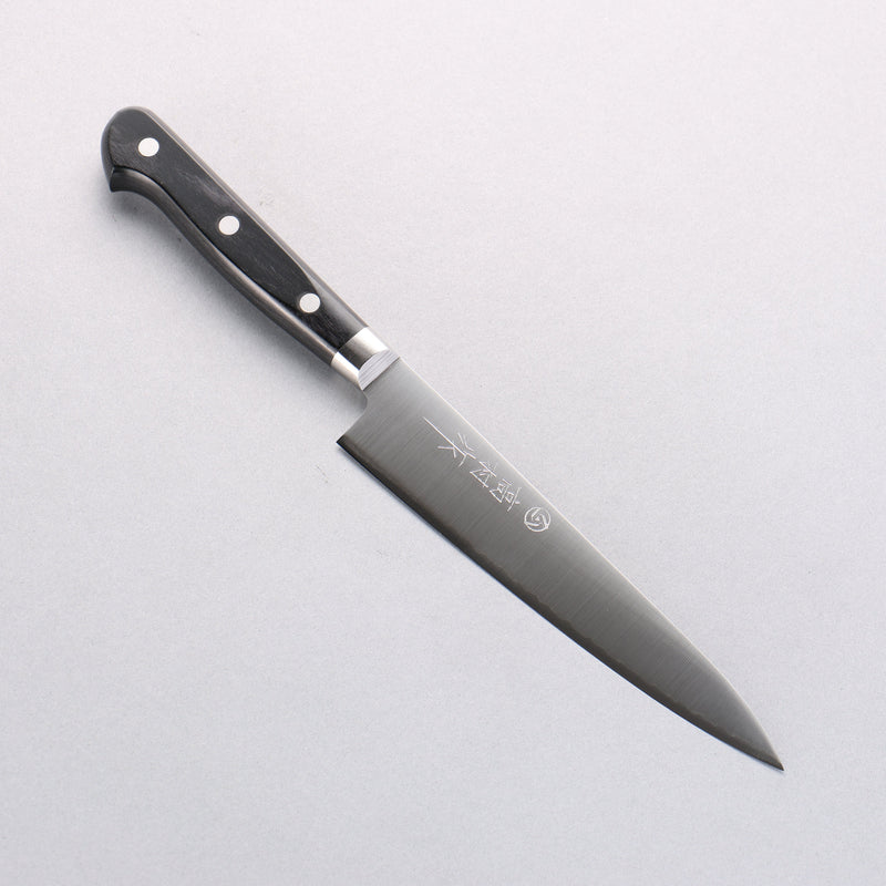 Cuchillos Takamura VG10 Terminado Migaki Petty-Utilitario 150mm Mango de Madera de Pakka Negra - Japanny-SP