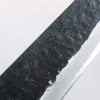 Shigeki Tanaka TEKKA Acero Azul No.2 Kurouchi Martillado (cuadrado) Kiritsuke Gyuto 180mm Mango de Nogal - Japanny-SP
