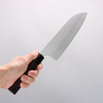 Shungo Ogata SG2 Togidashi Santoku 180mm Mango de Palisandro - Japanny-SP