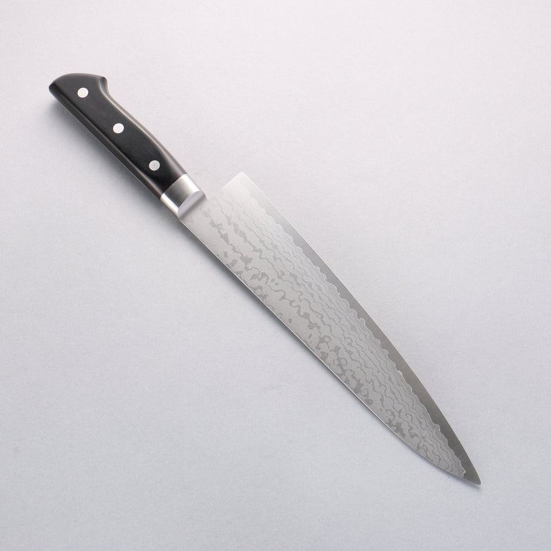 Seisuke VG10 Damasco Gyuto 240mm Mango de Madera de Pakka Negra - Japanny-SP