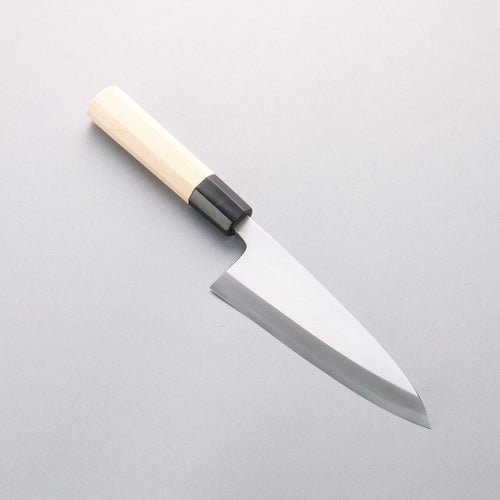 Minamoto Akitada Acero Azul No.2 Aideba 150mm Mango de Magnolia (virola: Cuerno de búfalo de agua） - Japanny-SP