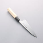 Minamoto Akitada Acero Azul No.2 Aideba 150mm Mango de Magnolia (virola: Cuerno de búfalo de agua） - Japanny-SP