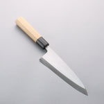 Minamoto Akitada Acero Azul No.2 Aideba 180mm Mango de Magnolia (virola: Cuerno de búfalo de agua） - Japanny-SP