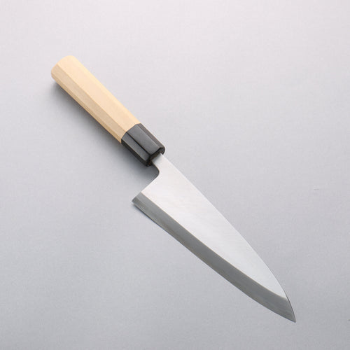 Minamoto Akitada Acero Azul No.2 Aideba 180mm Mango de Magnolia (virola: Cuerno de búfalo de agua） - Japanny-SP