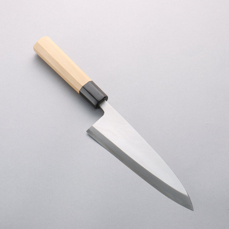 Minamoto Akitada Acero Azul No.2 Aideba 180mm Mango de Magnolia (virola: Cuerno de búfalo de agua） - Japanny-SP