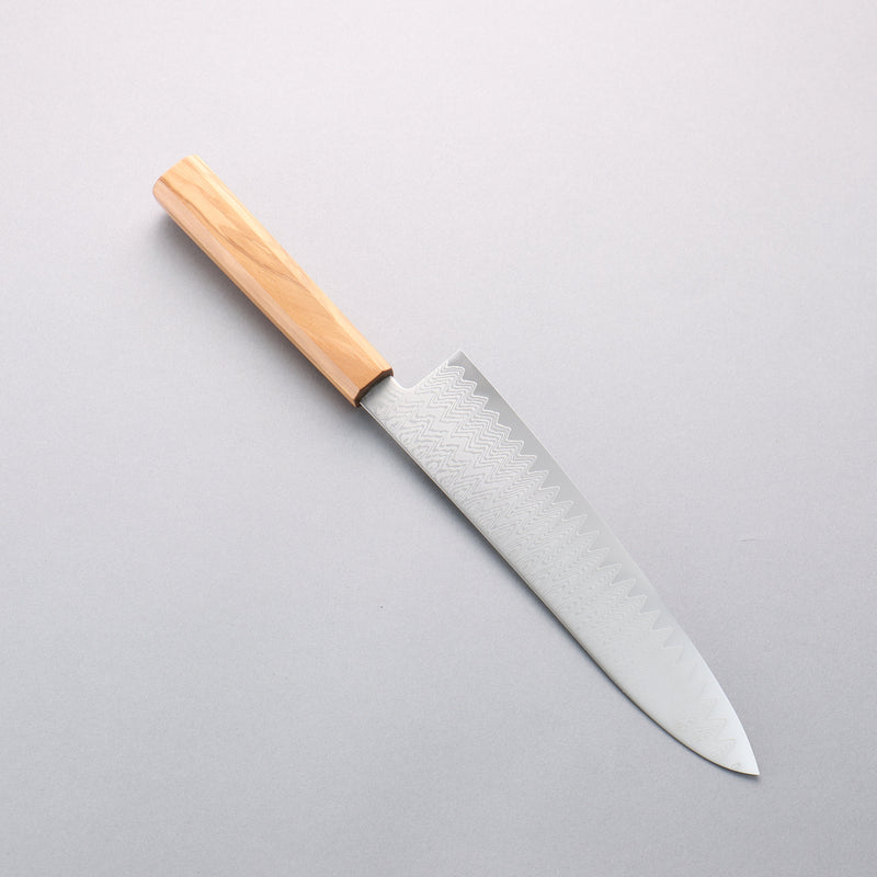 Kanjyo VG10 Damasco Gyuto 210mm Mango de Olivo - Japanny-SP
