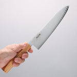 Kanjyo VG10 Damasco Gyuto 210mm Mango de Olivo - Japanny-SP