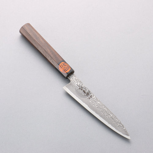 Shigeki Tanaka Harukaze SG2 Damasco Petty-Utilitario 135mm Mango de Nogal - Japanny-SP