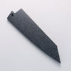 Seisuke Aotsuchi AUS10 Martillado Kiritsuke Santoku 195mm Mango de azul marino de pakka negra con Funda - Japanny-SP