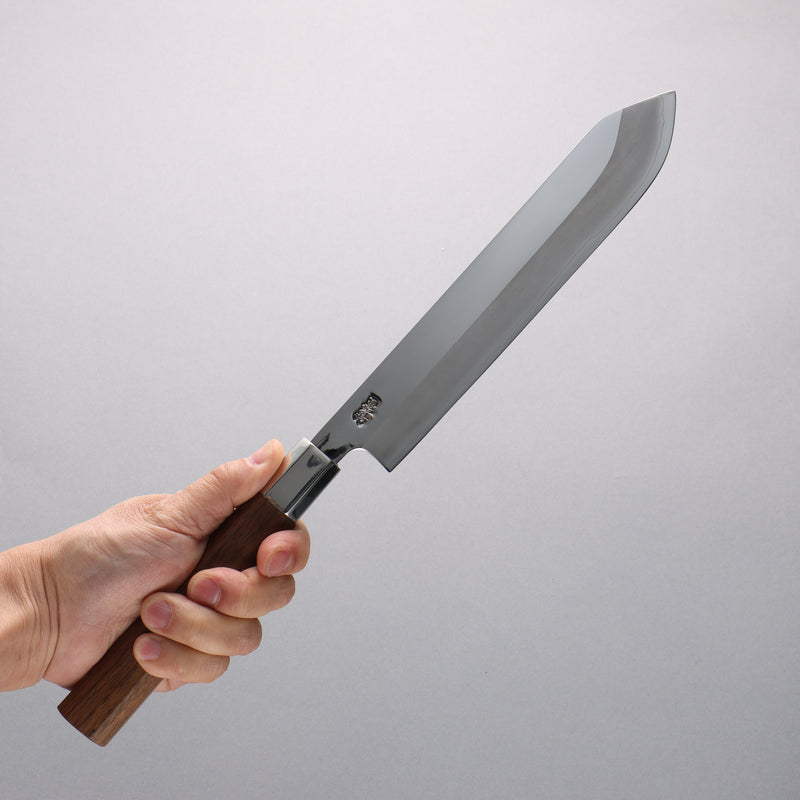 Kurotori Acero de Plata No.3 Terminado Migaki cuchillo bonito 210mm Mango de Nogal - Japanny-SP