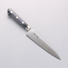 Seisuke Seiten Molibdeno Petty-Utilitario Cuchillo Japones 150mm Mango de azul marino de pakka negra con Funda - Japanny-SP