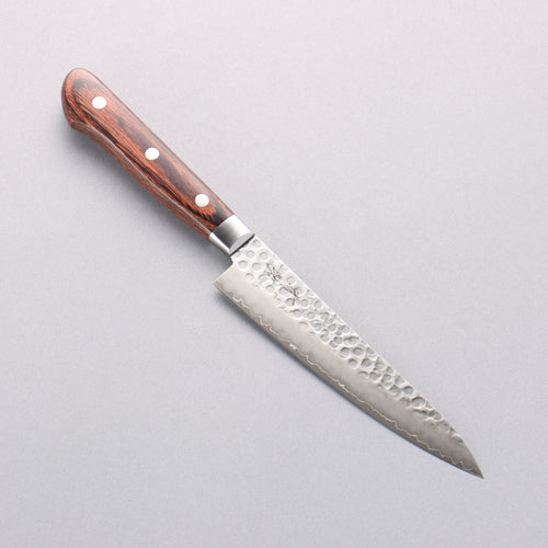 Seisuke Acero Sueco Martillado Petty-Utilitario 135mm Mango de Caoba - Japanny-SP