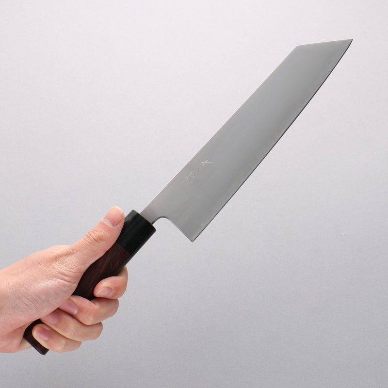 Seisuke Super Azul Kiritsuke Gyuto 210mm Mango de Palosanto (virola: madera de pakka negro) - Japanny-SP