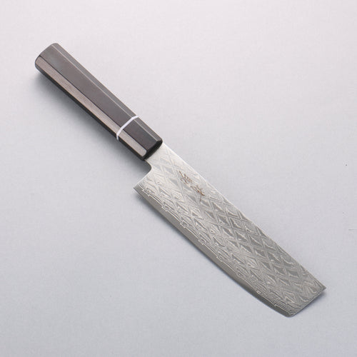Seisuke AUS10 Espejo Cruzado Usuba 160mm Mango de Madera de Pakka Negra - Japanny-SP