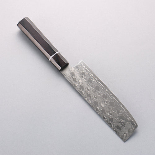 Seisuke AUS10 Espejo Cruzado Usuba 160mm Mango de Madera de Pakka Negra - Japanny-SP