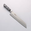 Seisuke AUS8 Martillado Kiritsuke Gyuto 210mm Mango de Madera de Pakka Negra - Japanny-SP