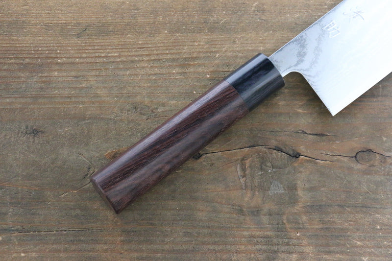 Seisuke VG10 Damasco de 63 Capas Usuba  165mm Mango de Shitan - Japanny-SP