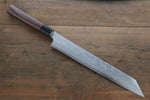 Hideo Kitaoka Acero Azul No.2 Damasco Kiritsuke Yanagiba  210mm Mango de Shitan - Japanny-SP