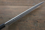 Hideo Kitaoka Acero Blanco No.2 Damasco Yanagiba  270mm Mango de Shitan - Japanny-SP