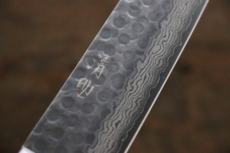 Seisuke VG10 de 17 Capas Damasco Sujihiki  240mm Mango de Caoba - Japanny-SP