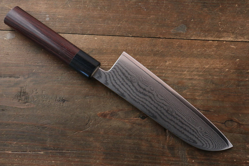 Seisuke Damasco VG10 de 63 capas Santoku 165mm y Gyuto 210mm Set de cuchillos de cocinero Japoneses - Japanny-SP