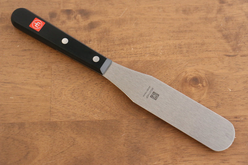 WUSTHOF Acero Inoxidable Cuchillo de paleta pastelero  150mm Mango de Plastico Negro - Japanny-SP