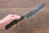 Seisuke Acero Blanco Kurouchi Nakiri 165mm Mango de Madera de Castano Quemada - Japanny-SP