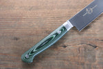 Sakai Takayuki Gran Chef Gran Chef Acero Sueco Sujihiki 240mm Mango de Micarta verde - Japanny-SP