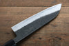Takayuki Iwai Super Azul Kurouchi Martillado Santoku  165mm Mango de Shitan - Japanny-SP