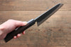 Takayuki Iwai Super Azul Kurouchi Martillado Santoku  165mm Mango de Shitan - Japanny-SP