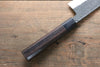 Takayuki Iwai Super Azul Kurouchi Martillado Santoku  165mm Mango de Shitan - Japanny-SP
