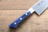 Seisuke Seiten Molibdeno Santoku  180mm Mango de Madera de pakka azul  con Funda - Japanny-SP