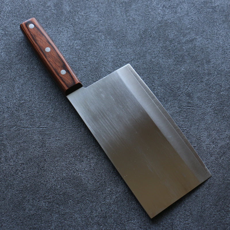 Seisuke VG10 Kasumitogi Cuchillo Chino  180mm Mango de Caoba - Japanny-SP