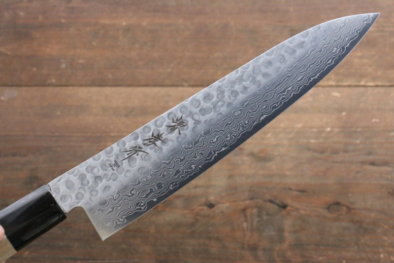Sakai Takayuki AUS10 Damasco de 45 Capas Gyuto  210mm Mango de Magnolia - Japanny-SP