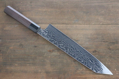 Sukenari ZDP189 Damasco Kiritsuke Gyuto  270mm Mango de Shitan - Japanny-SP
