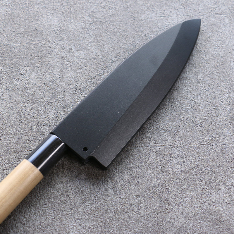 Negro Magnolia Funda para 150mm Deba con Clavija de madera contrachapada Kaneko - Japanny-SP