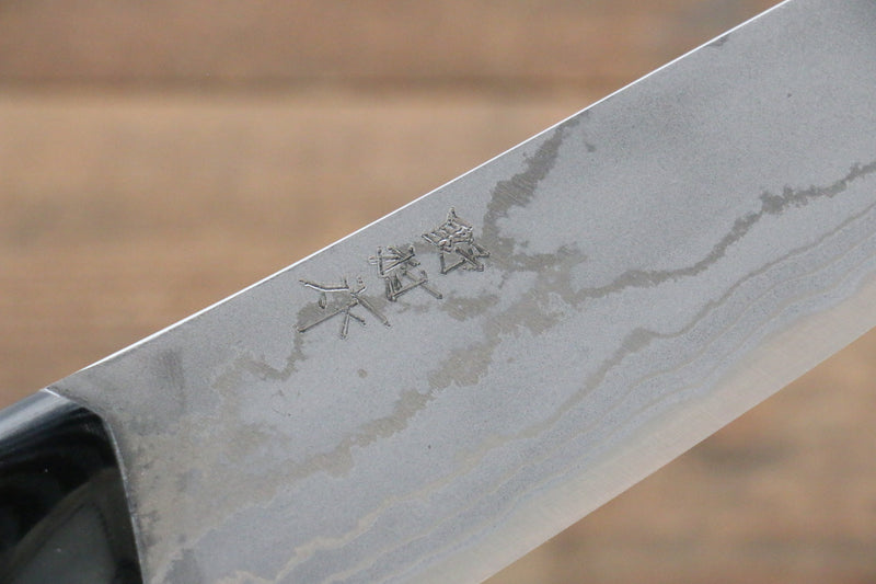 Kazuo Nomura Acero Blanco No.2 Damasco Gyuto  180mm Mango de Micarta - Japanny-SP